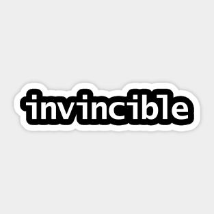 Invincible Sticker